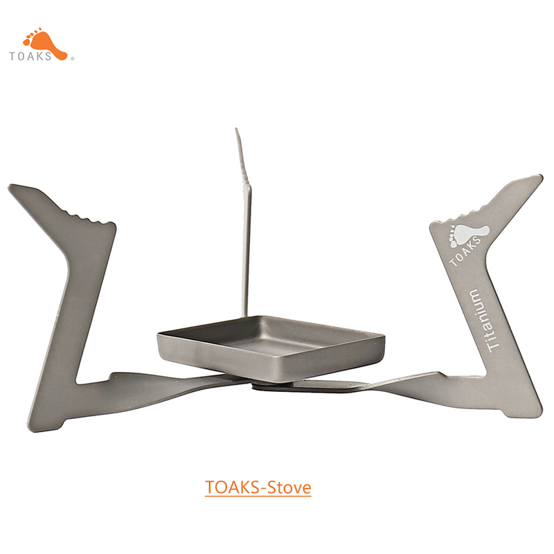 TOAKS-estufa de titanio STV-02, 12g, ultraligera, alta eficiencia, portátil, plegable, para Picnic al aire libre