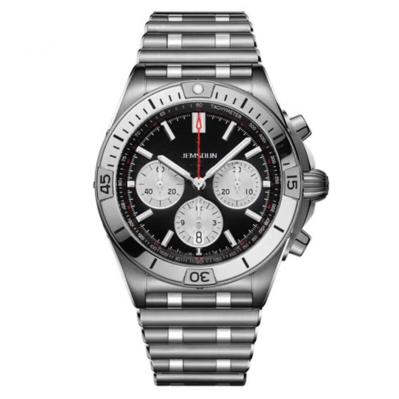 2022คลาสสิกสไตล์ B01 Original นาฬิกาผู้ชายหรูหราสแตนเลสสตีลอัตโนมัติวันที่นาฬิกา Chronograph ควอตซ์ AAA นาฬิก...