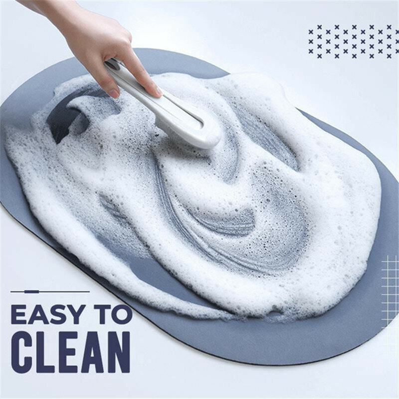 Super Absorbent Floor Mat  Easy To Take Care Of Insulation Bend At Will Keep Warm Simple Maintenance Floor Mats