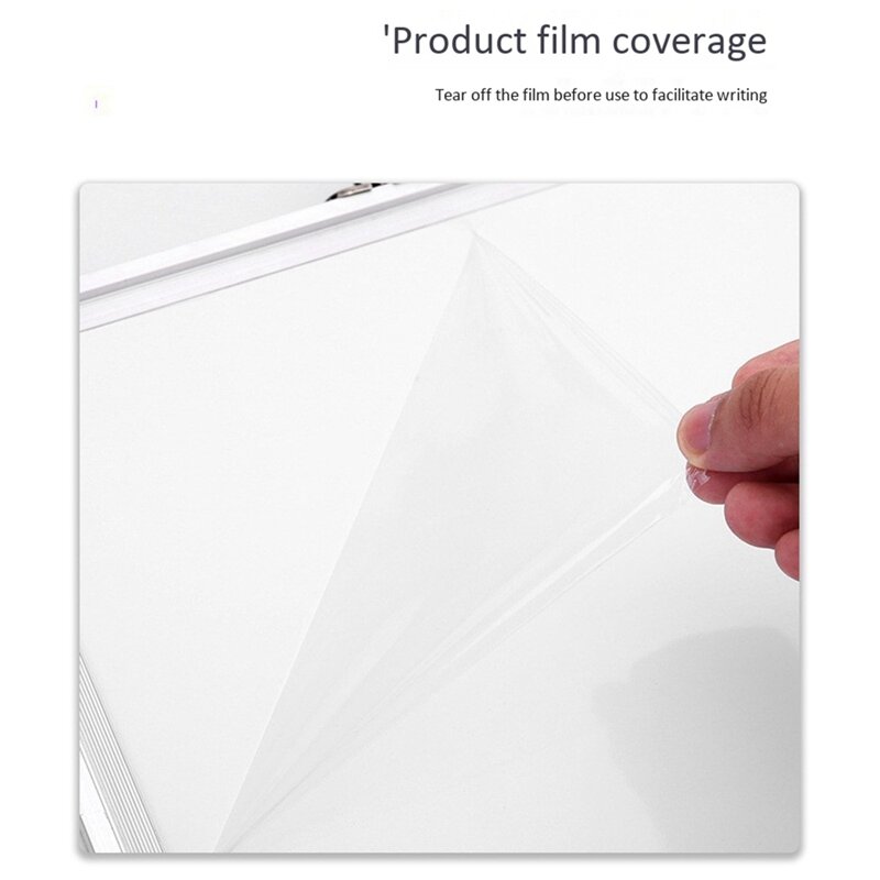 Small White Board 30cm x 40cm Foldable Magnetic Double-Sided Desktop Whiteboard Easel for Office Teaching Training