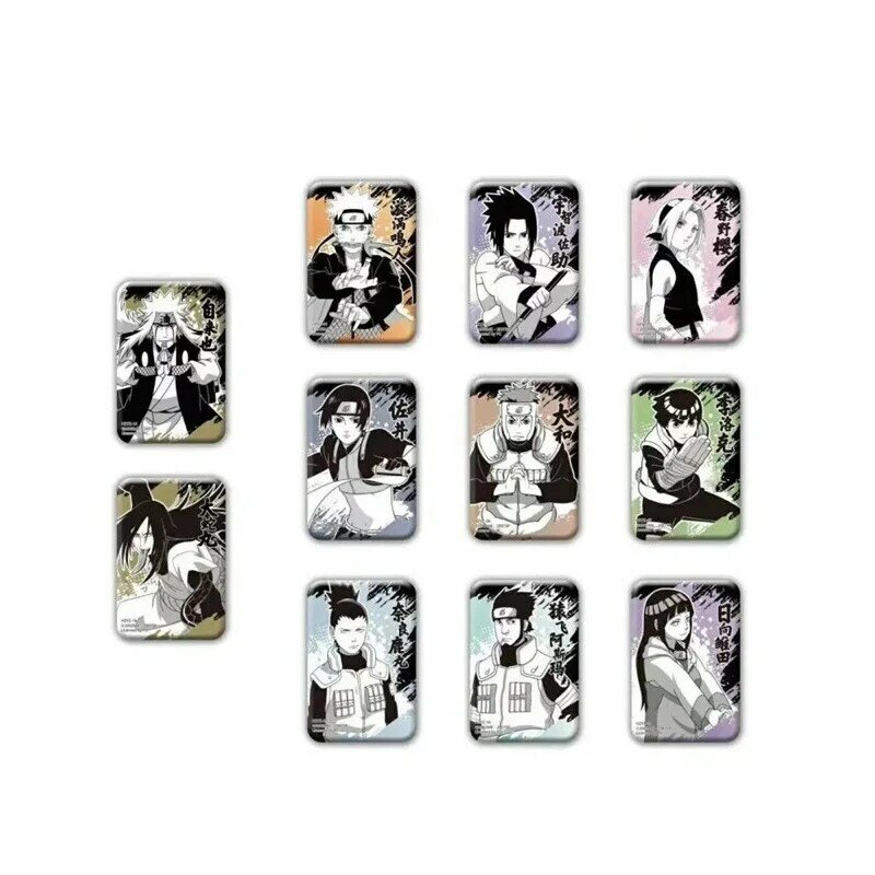 KAYOU 정품 애니메이션 나루토 화재 권위 계급 배지 소용돌이 나루토 데이사다 BR 카드, 원샷 컬렉션 카드 메달 장난감 선물