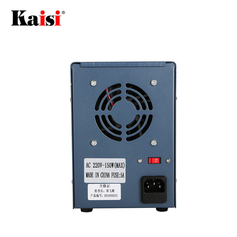 Kaisi 3005D 30V 5A DC แบบดิจิตอลแหล่งจ่ายไฟห้องปฏิบัติการแหล่งจ่ายไฟ4บิตแสดงแรงดันไฟฟ้าสำหรับซ่อม IPhone