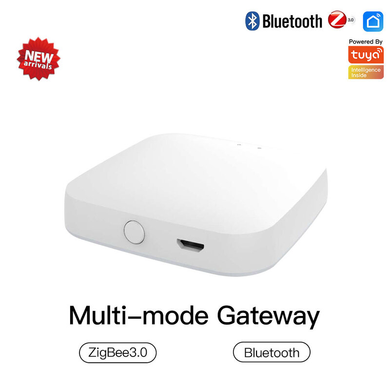 Moes Multi-Mode Smart Gateway Zigbee Wifi Bluetooth Mesh Hub Werken Met Tuya Smart App Voice Control Via Alexa google Thuis