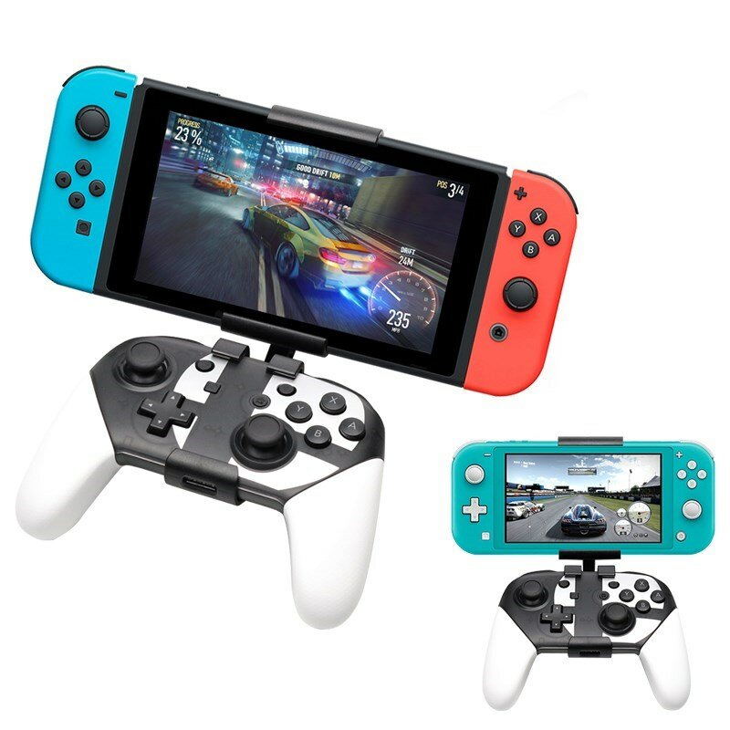 Soporte para controlador de Switch, empuñadura Compatible con Nintendo Switch, LiteConsole Gamepad para NS, soporte de Clip