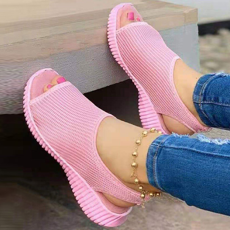 Phụ Nữ Mùa Hè Sandals Thời Trang Giày Sandal Nữ Hở Ngón Nữ Đi Giày Sandal Nữ Flat Bãi Biển Zapatos De Mujer