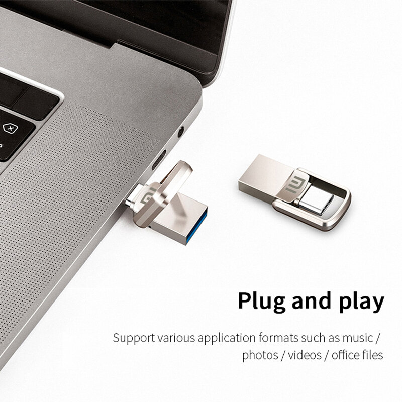 Chính Hãng Xiaomi 2TB U Đĩa USB 3.1 Giao Diện Loại C USB Thẻ Nhớ Điện Thoại Di Động Máy Tính Tương Truyền Di Động bộ Nhớ