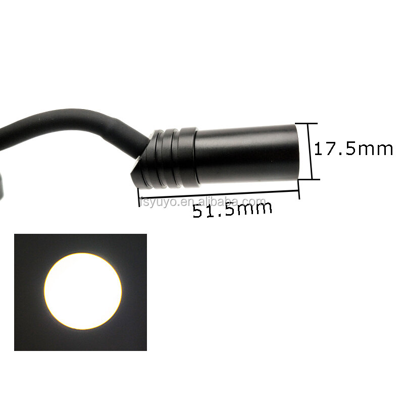Lupa Binocular Dental de cristal óptico 3.5X, faro quirúrgico de aumento ultraligero con batería recargable