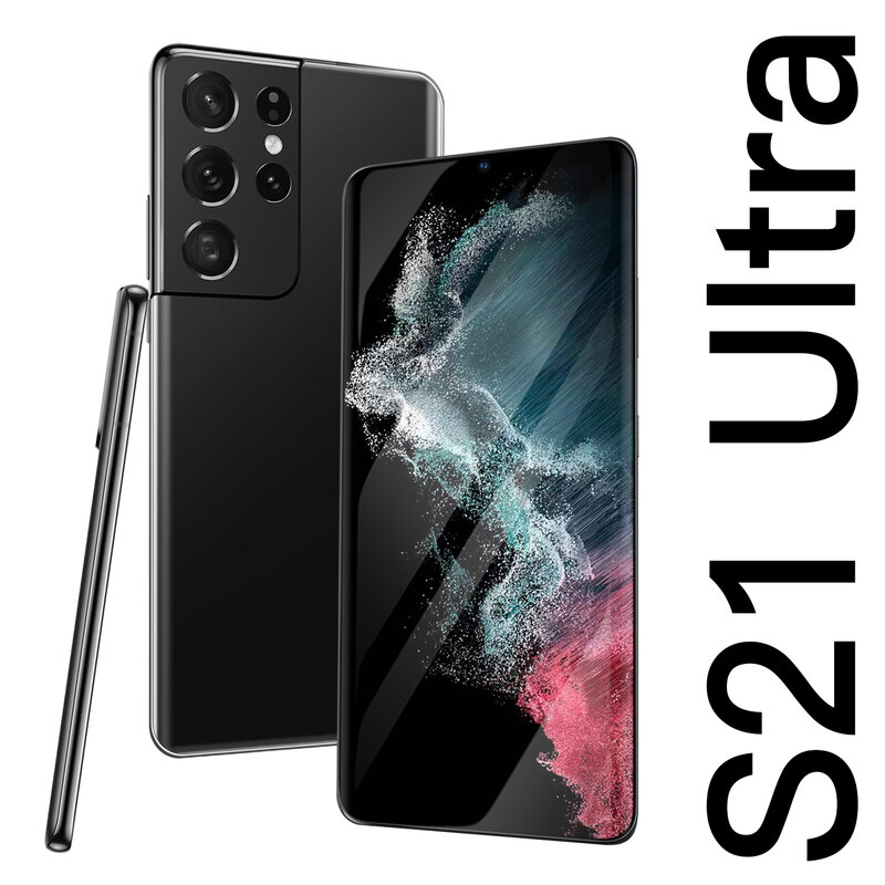 Versione globale Galay S21 Ultra smartphone 5G telefono 16 512GB cellulare 10Core cellulare android 6800mAh Gaming Phone Face ID