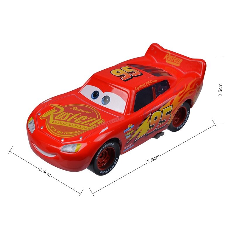 New Disney Pixar Cars 2 3 Lightning McQueen Jackson Storm Planes 1:55 Cast Metal Alloy Toy Car Model Children's Christmas Gift