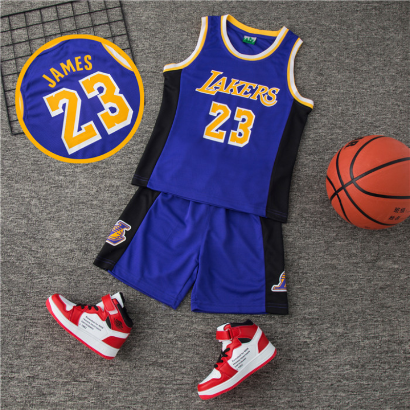 Children's basketball clothing 3-12 years old outdoor sportswear youth basketball vest short suit summer children's clothing