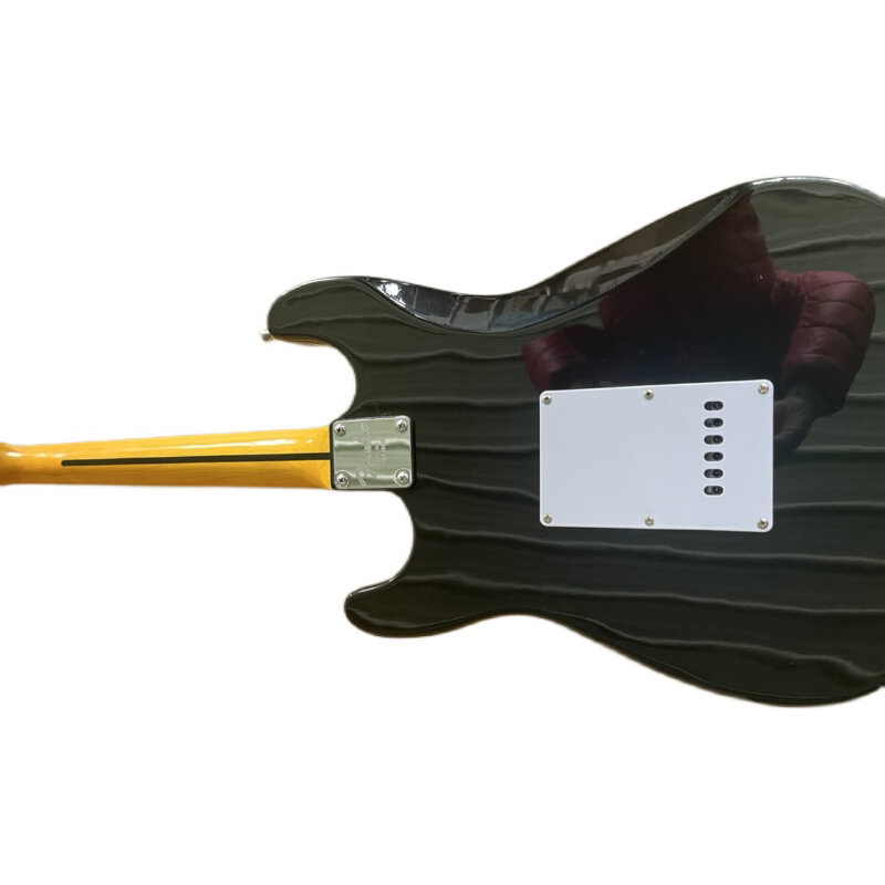 Paquete de regalo de guitarra eléctrica para principiantes, entrada de guitarra eléctrica de estilo clásico, color negro