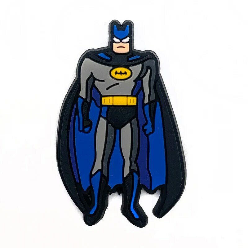 Jibz Baru 1 Buah Kartun Bat Superhero Taman Sepatu Pesona DIY Menyumbat Sepatu Acessories Fit Buaya Sandal Menghias Uniseks Anak Hadiah X-mas