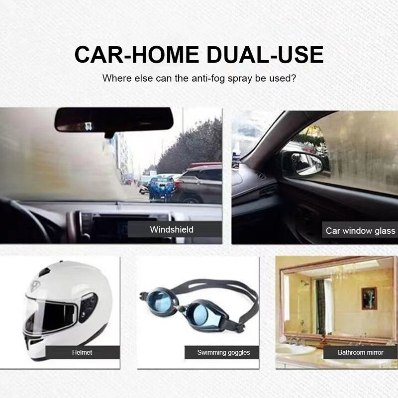 12 pz/pacco auto anti-nebbia salviette parabrezza specchietto retrovisore anti-nebbia salviette antipioggia lenti per vetri lenti umidificate accessori