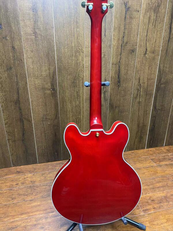  Dawnking ES335 semi-hollow electric guitar with jazz body and two H pickups with coil split feature 335 style jazz electric gui
