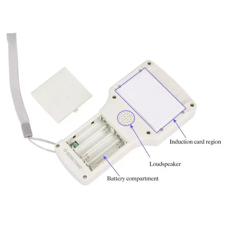 Lecteur RFID anglais 10 fréquences IC/ID avec câble USB pour cartes 125Khz 13.56Mhz, copieur d'écran LCD