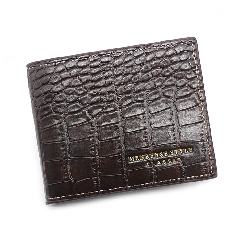 Nowy portfel męski spersonalizowany portfel męski nadrukowana moda krótki portfel na wiele kart portfel męski spersonalizowany uchwyt na karty