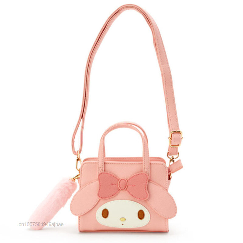 Sanrio-小さな女の子のためのハンドバッグ,かわいい日本のファッションバッグ,素敵な高級ハンドバッグ,ショルダーバッグ