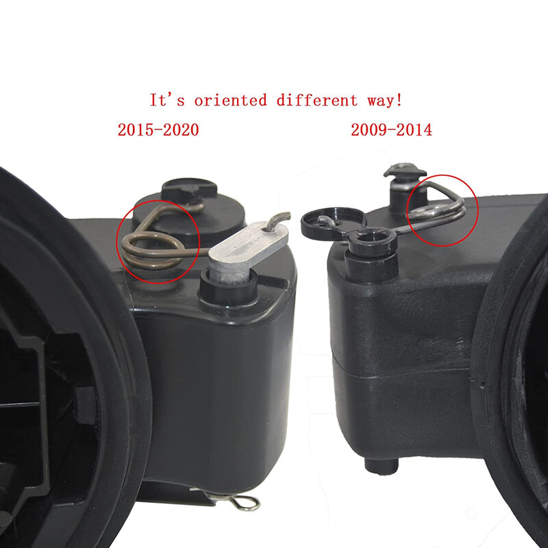 09-14 F150 용으로 고정 된 2009-2014 F150 가스 도어 스프링과 호환되는 연료 도어 스프링