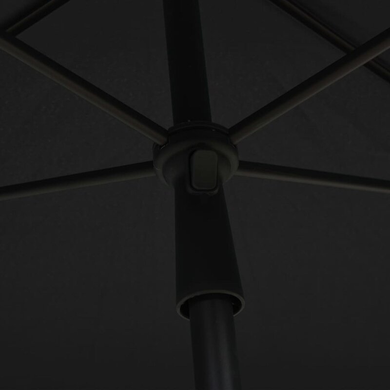 Садовый зонт с полюсом 82,7 дюйма x 55,1 дюйма Антрацит