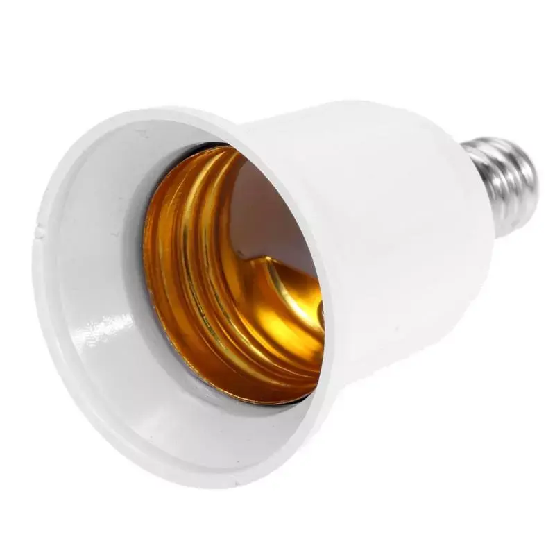 E14 ~ E27 ABS 플러그 커넥터 액세서리 전구 홀더 조명기구, 전구베이스 나사 어댑터 흰색 램프 내화 홈 소켓