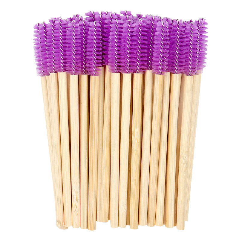 100 pezzi manico in bambù professionale pennelli per ciglia usa e getta estensione per sopracciglia Mascara bacchette applicatore strumenti per il trucco delle donne
