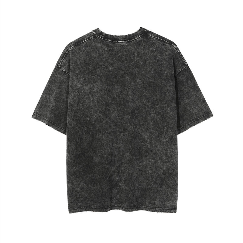 T-Shirt manches courtes homme, Streetwear, Hip Hop, Harajuku, en coton, ample, rétro, avec personnage de la bande Rock, 2022