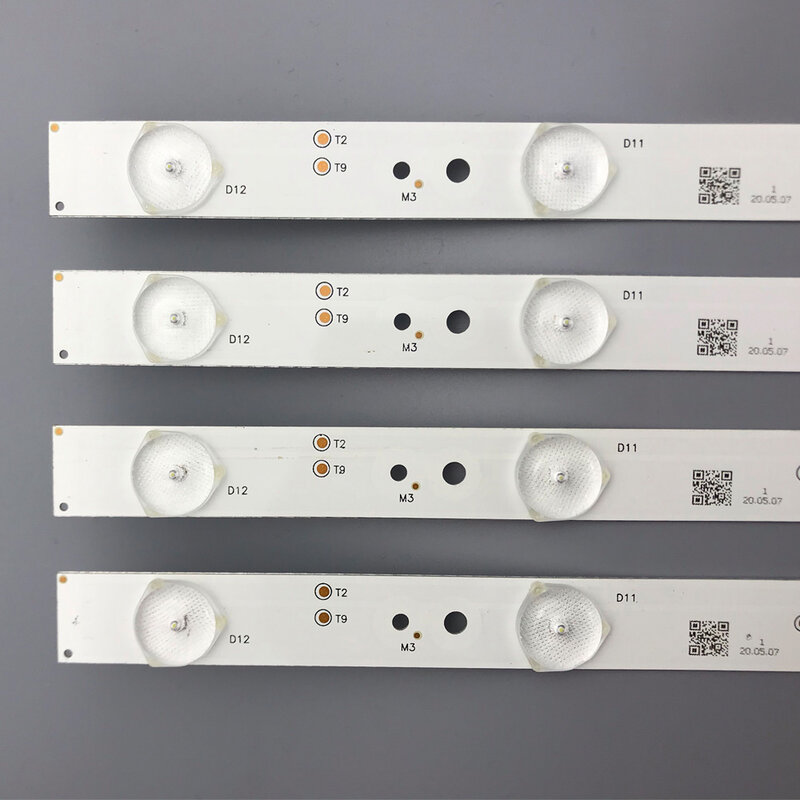 Bande de rétroéclairage LED Ha ir, 40 pouces, 4 pièces, 12LED, 808mm, pour LED40D12-ZC14-04 A B LED40D12-03(B) A 30340012203, nouveau
