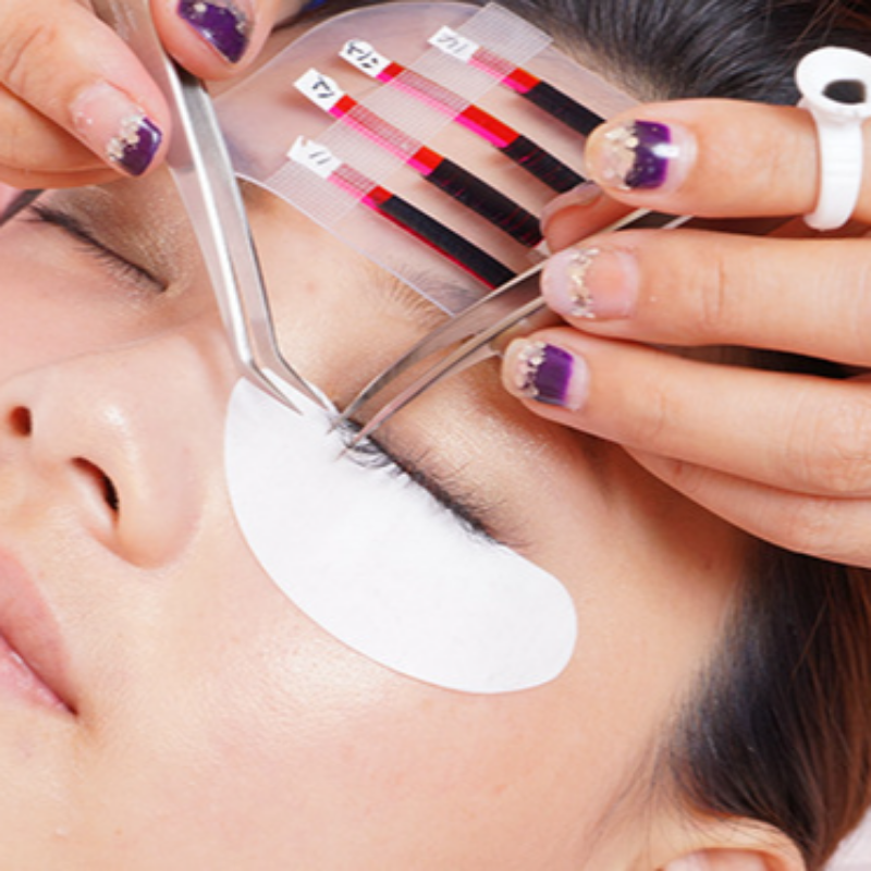 1 * almohadilla de pestañas de silicona transparente para maquillaje, suministros de extensión de pestañas postizas injertadas, herramienta al por mayor
