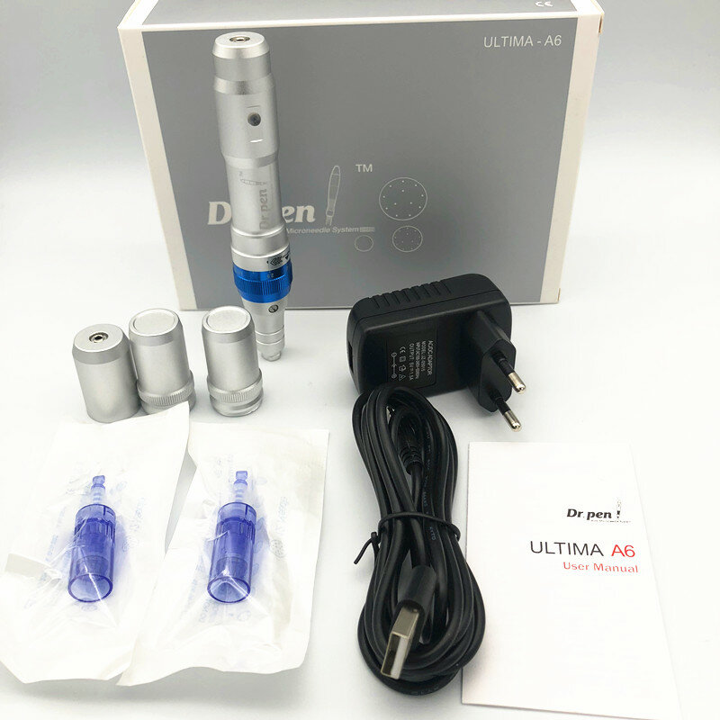 Ultima Derma Pen A6 Auto Micro Needle Wireless and Wired Dr.Pen A6 Electric Micro Rolling Derma Stamp Therapy