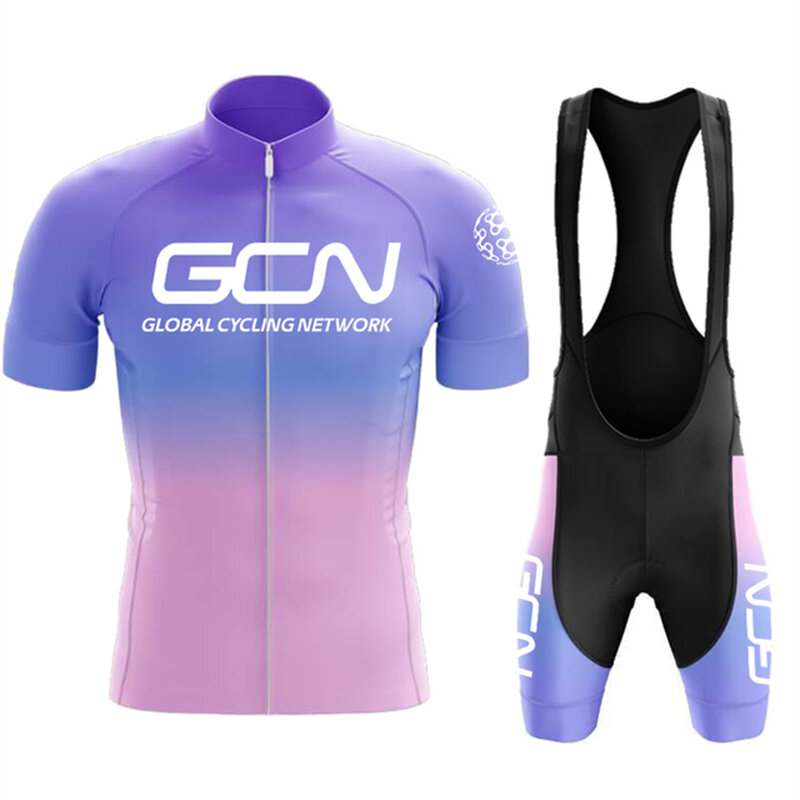 Ensemble de cyclisme de l'équipe GCN, Maillot à manches courtes pour hommes, vêtements de vtt à séchage rapide, Ropa Ciclismo Hombre, nouvelle collection 2022