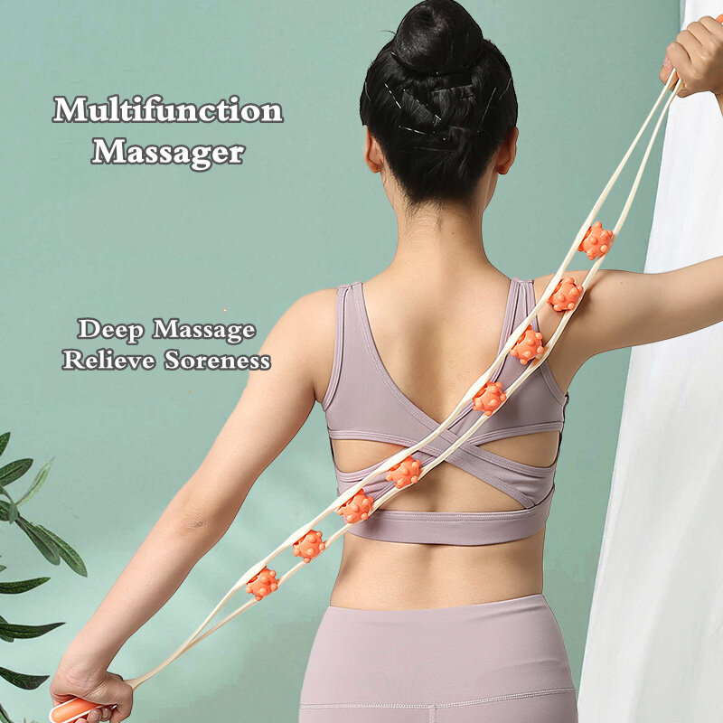 1 pçs multifunction massageador macio cinto design melhor para massagem de corpo inteiro aliviar a cintura dor no pescoço massageador de cuidados de saúde