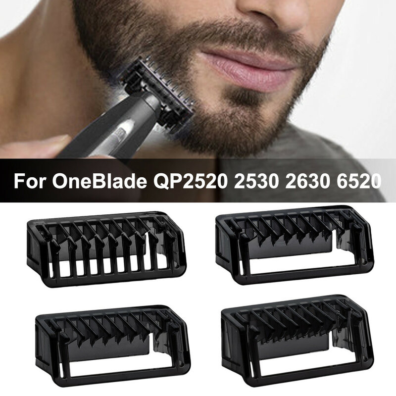 1/2/3/5mm 1/2/3pcs Limit Comb Hair Removal Guide Comb Smooth Professional Hair Clipper Hair Guide Attachment Comb For One Blade
