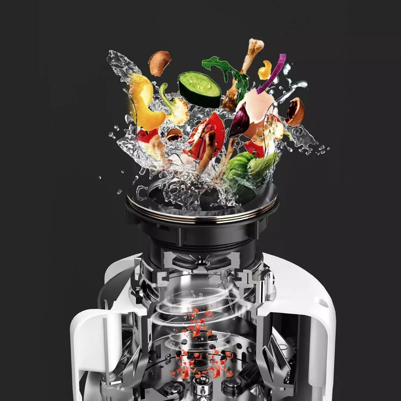 Xiaomi youpin triturador de lixo 1400ml capacidade processador de alimentos domésticos cozinha resíduos triturador de lixo molhado