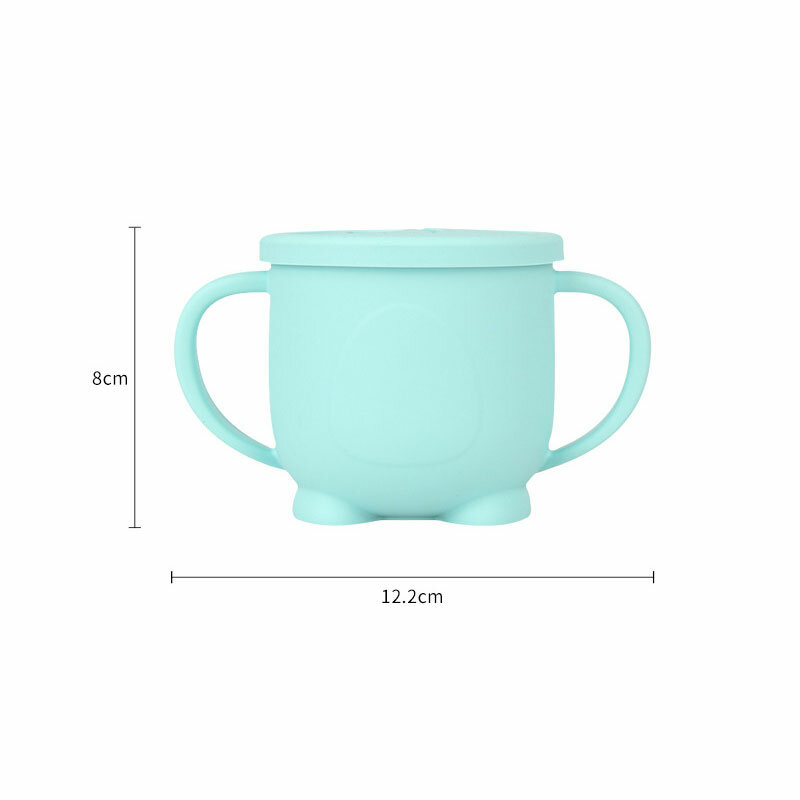Детская Силиконовая Стандартная силиконовая чашка для еды, обучающая чашка для напитков, Детская портативная силиконовая чашка для дополн...