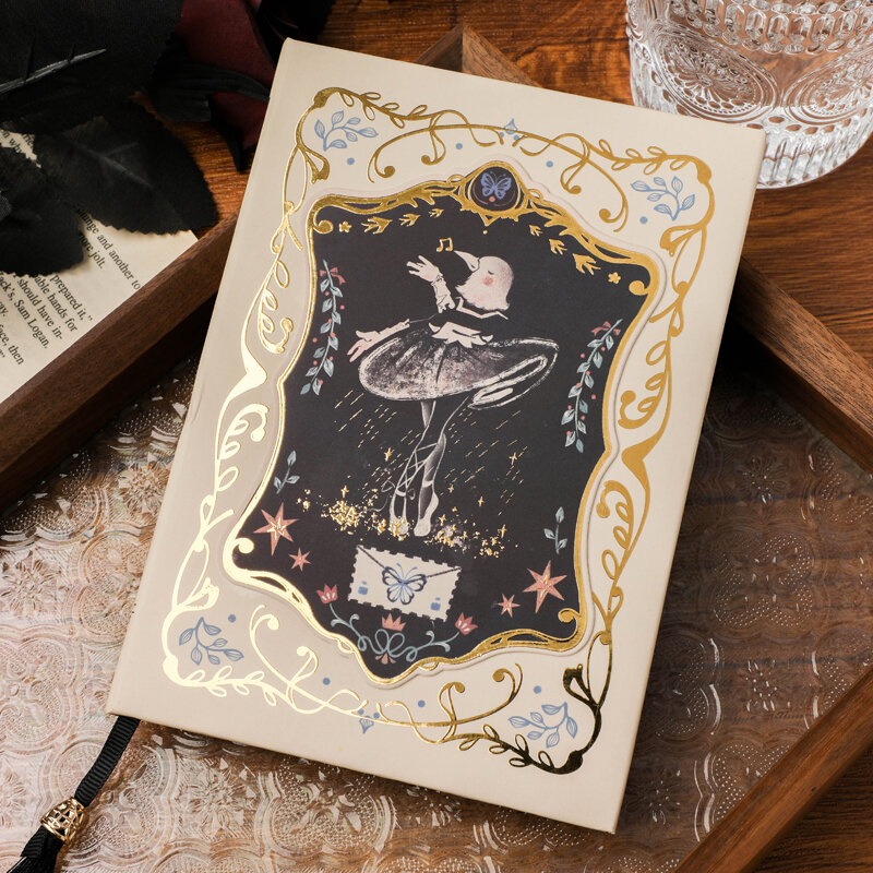 Retro Gothic Fairy Notebook kolorowe wewnętrzna strona pamiętnik motyl uczeń szkoła papiernicze planowanie pisanie dostaw prezent urodzinowy