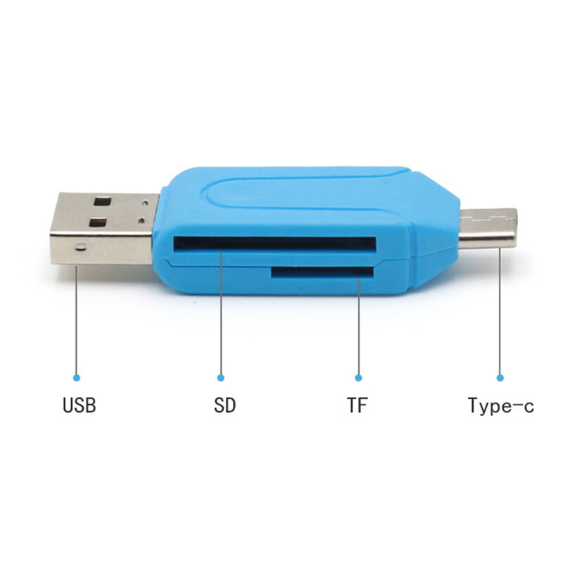 Card Reader USB3.0 2-in-1 SD Card Reader For Computer PC Smart Card Reader Memory Card Adapter TF SD Card Reader