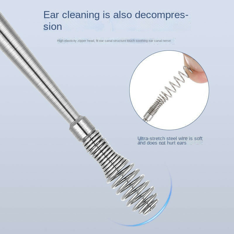 7 pçs/set de nova atualizado portátil earwax remoção ferramenta conjunto para o agregado familiar ferramentas cuidados pessoais orelha cleaner pick orelha cuidados
