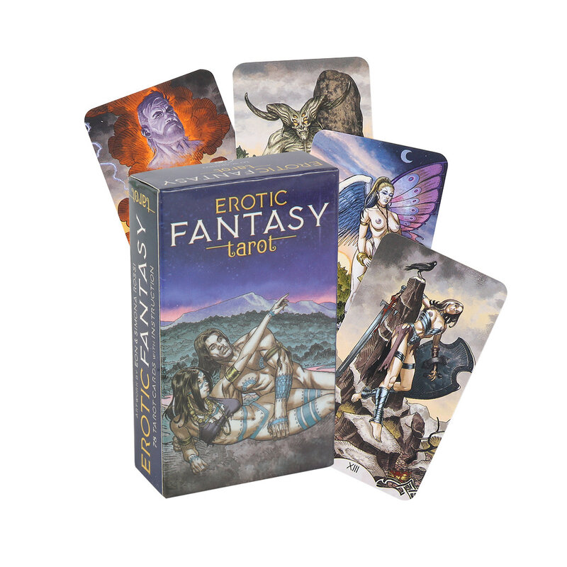 Hot sale English Edition Board Game 44 Cards Set Edmund Dulac Tarot /Rackham Tarot/Silver Witchcraft/Erotic Fantasy Tarot