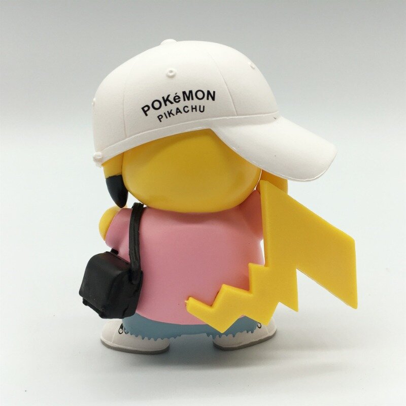 8CM Pokemon Pikachu ruchoma lalka Pokemon gra piłka w kształcie elfa Model ognisty smok lalki Anime zabawki dla dzieci prezent Anime rysunek