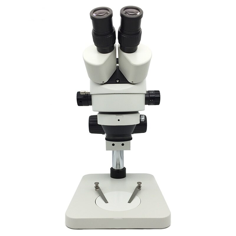 Microscópio estereofónico do zumbido da cabeça 7x-45x do trinocular do microscópio para a reparação do telefone móvel da inspeção do pwb