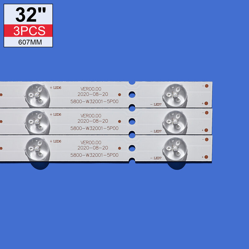 Светодиодная лента для подсветки Skyworth 32E3500 32E360E 32X3000 32E3000 32HX4003 5800-W32001-3P00 0P00, 60 шт./лот