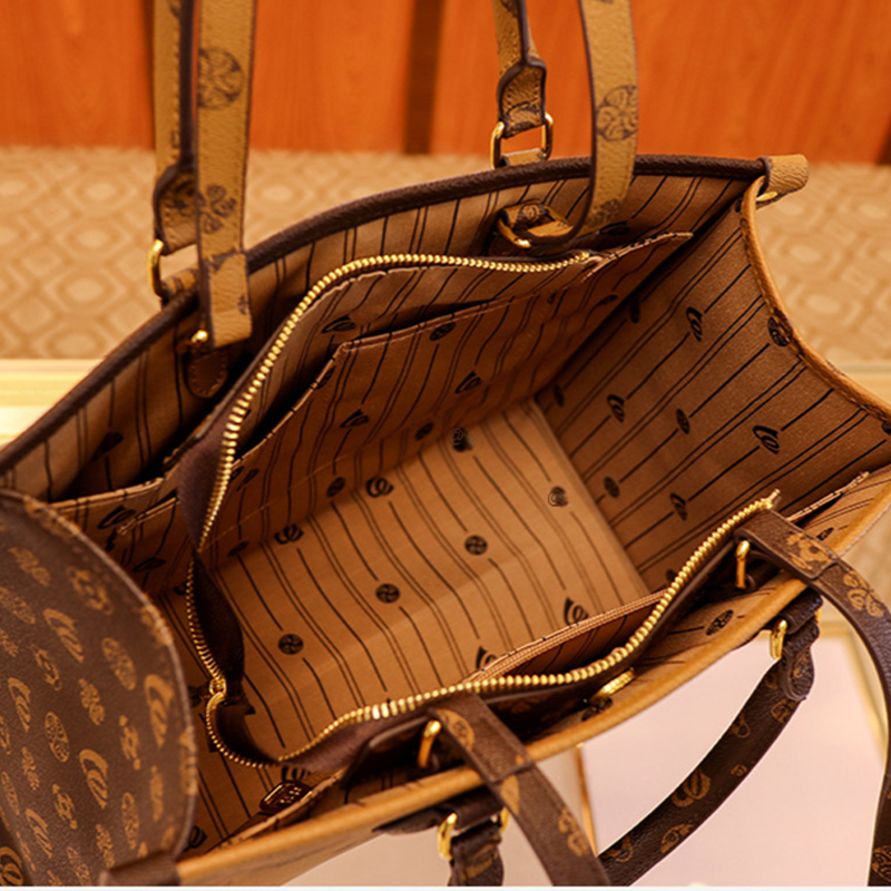 Grand sac à bandoulière en cuir pour femmes, rétro, grande capacité, fourre-tout polyvalent, bloc de couleurs, tendance, nouvelle collection