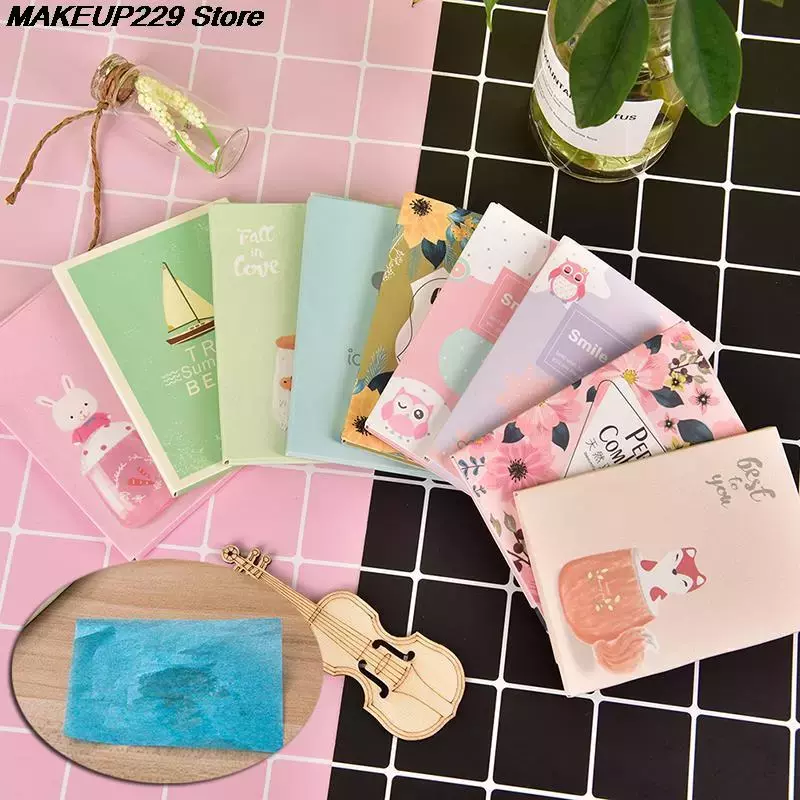 HOT! 50pcs/Box Oil Blotting Sheets Absorbing Paper Face Oil Control Makeup Tools Cleansing Face Oil Absorbing Sheets