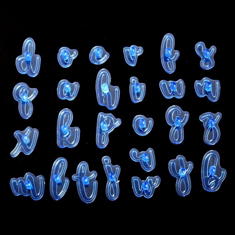 Alphabet Number Letter Cake Mold DIY Printing Embossing Mold 3D Cookie Biscuit Stamp Cookie Cutter Baking Accessories
