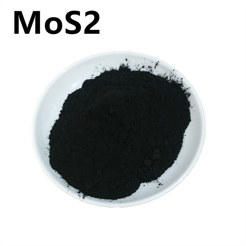 MoS2 عالية النقاء مسحوق 99.9% سوبرامولي الموليبدينوم ثنائي كبريتيد تليين متناهية الصغر نانو مساحيق حول العازلة مسحوق 100-500 جرام