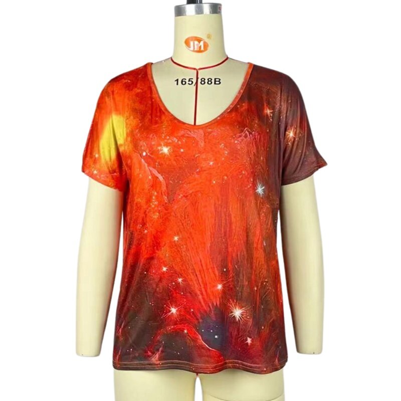 T-Shirt manches courtes col rond femme, vêtement d'été, impression 3D, confortable, humoristique, rétro, 2022