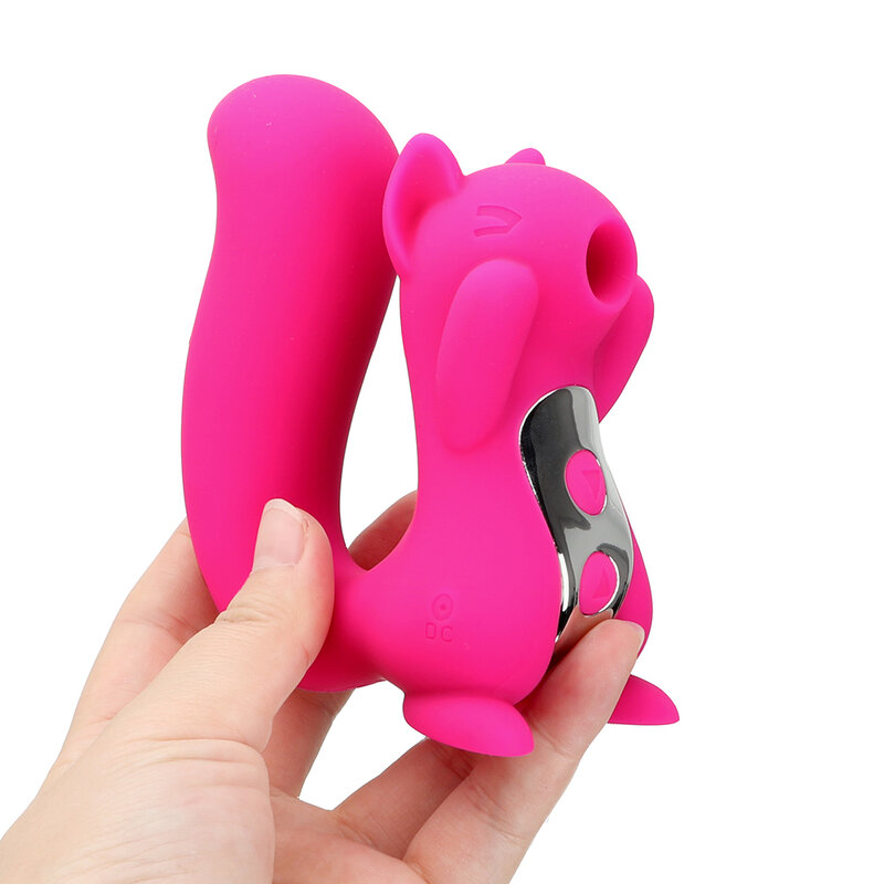 10 Frequency Clitoris Licking Stimulator Vibrator Squirrel Sculpt Tongue Nipple Sucker Sex Toys for Women Masturbation Toys