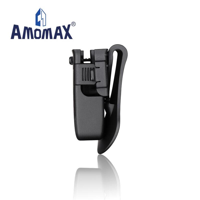 Amomax 권총용 더블 9mm 매그 파우치, 9mm, 40 '또는 45' 구경 권총 탄창, 싱글 또는 더블 스택