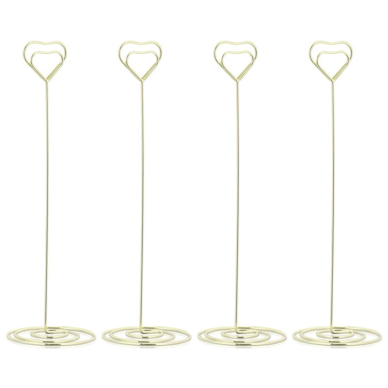 10pcs Tabletop Decorative Memo Clamps Note Clamps Photo Clips for Wedding Home Hotel
