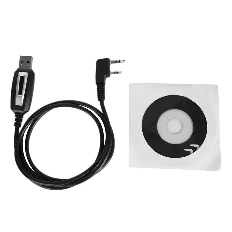 BAOFENG 2-контактный разъем USB-кабель для программирования рации для Kenwood 'd xun UV-5R Serise BF-888S Walkie Talkie аксессуары CD
